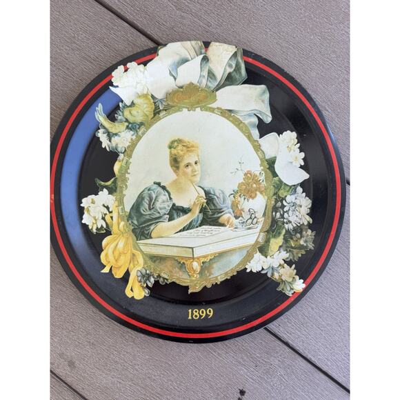 Vintage Coca Cola serving trays Lot Of 3 Metal Menu Girl Touring Car Hilda Clark - Picture 4 of 7